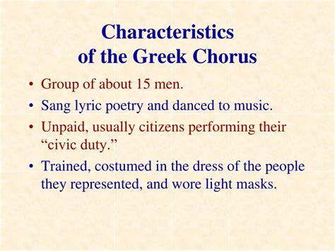 What is Greek Chorus and its Intertwining Dimensions